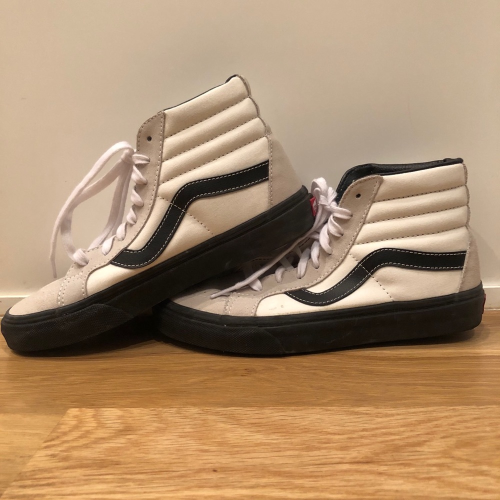 Vans high-tops - white and black
